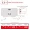 Atmor 3.5kW/120V 0.5 GPM Point-Of-Use Electric Tankless Water Heater Includes Pressure Relief Device AT-800-35 - alternate 8
